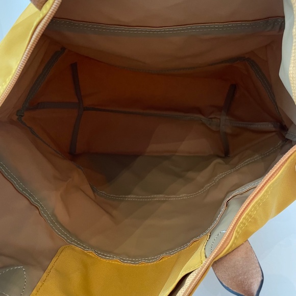 Longchamp Le Pliage Expandable Large Nylon Tote Sun Yellow - Picture 12 of 14